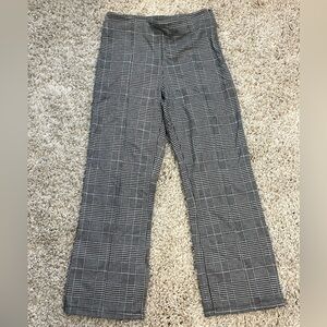 Stylish Gray Houndstooth Women's Pants